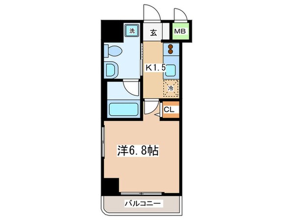 HF関内レジデンスの物件間取画像